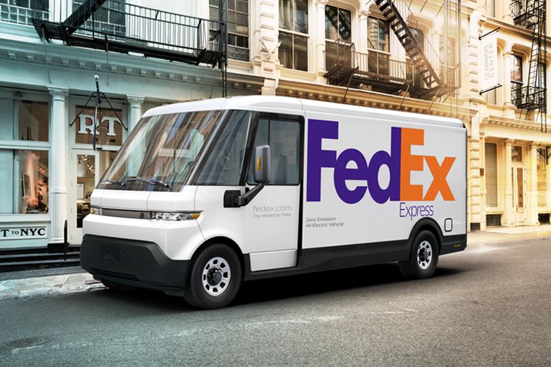 通用汽車（GM）將推出純電動商業物流解決方案「BrightDrop」， 物流業者FedEx正是第一個合作對象。（通用汽車提供）