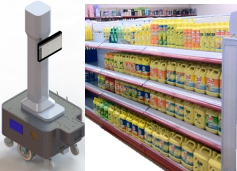賣場超商巡檢機器人整合。