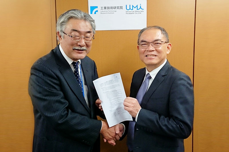工研院與日本創投企業UMI簽署策略性合作夥伴協定　建構跨國技術產業平台　開發材料新商機