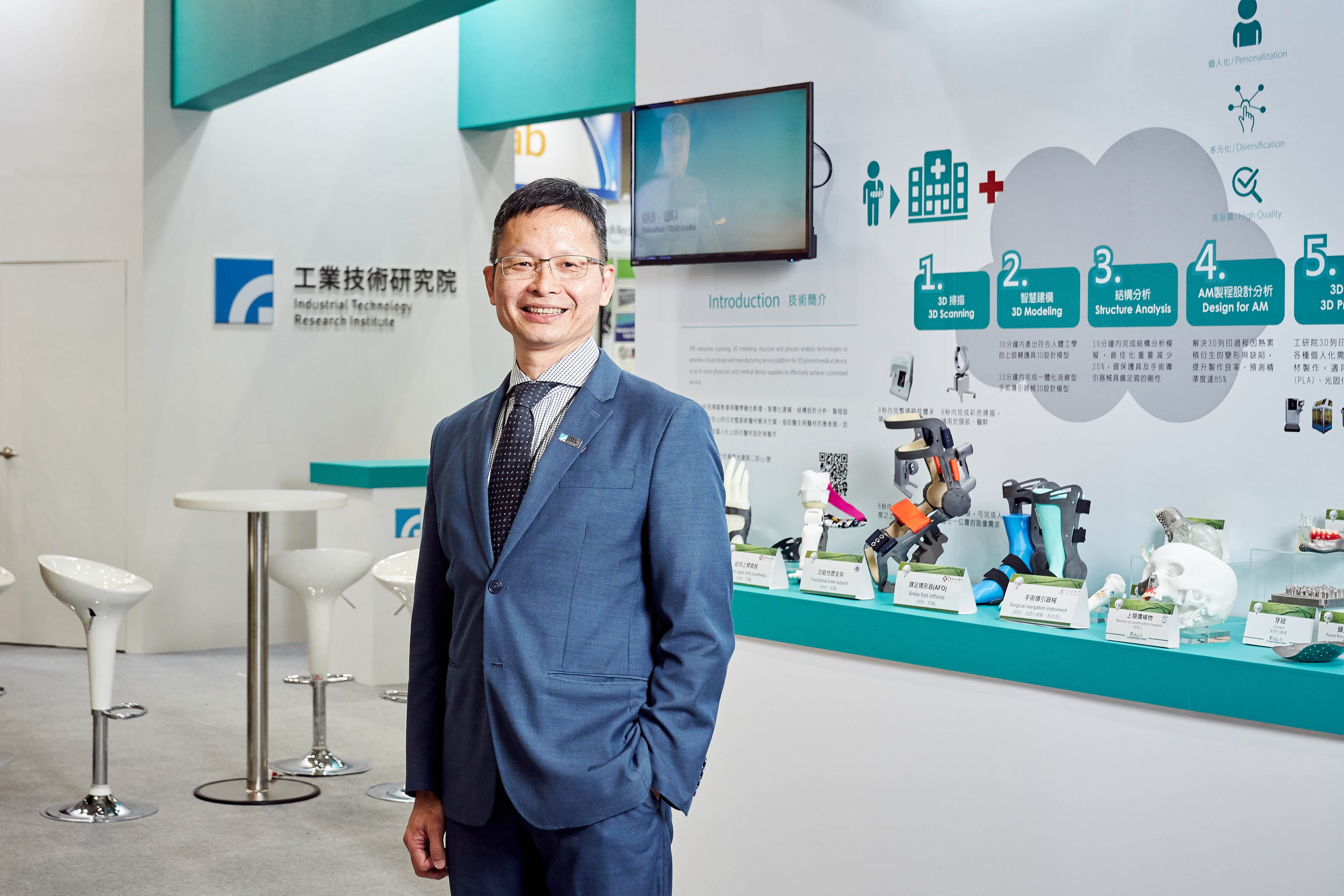 工研院生醫所所長林啟萬表示，台灣擁有很好的ICT產業優勢，加上醫療資源充沛、醫材產業發展相當快速，將有助於台灣生技醫療產業的發展。