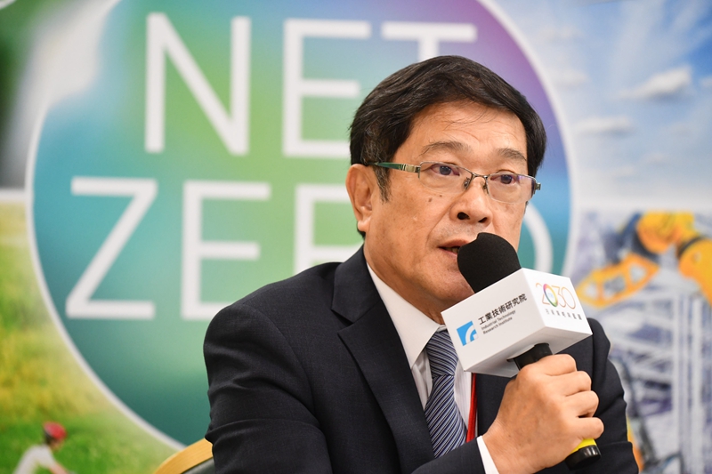 台灣電力公司董事長楊偉甫。電力部門占全球碳排比重高，各國電力產業必須加快腳步，為減碳做出貢獻。