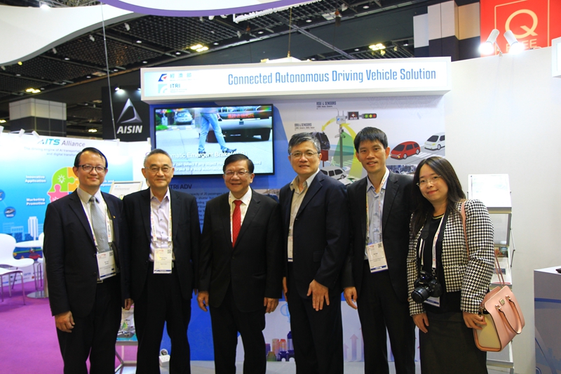 ITRI showcased its innovations in connected autonomous driving solutions at ITS World Congress 2019