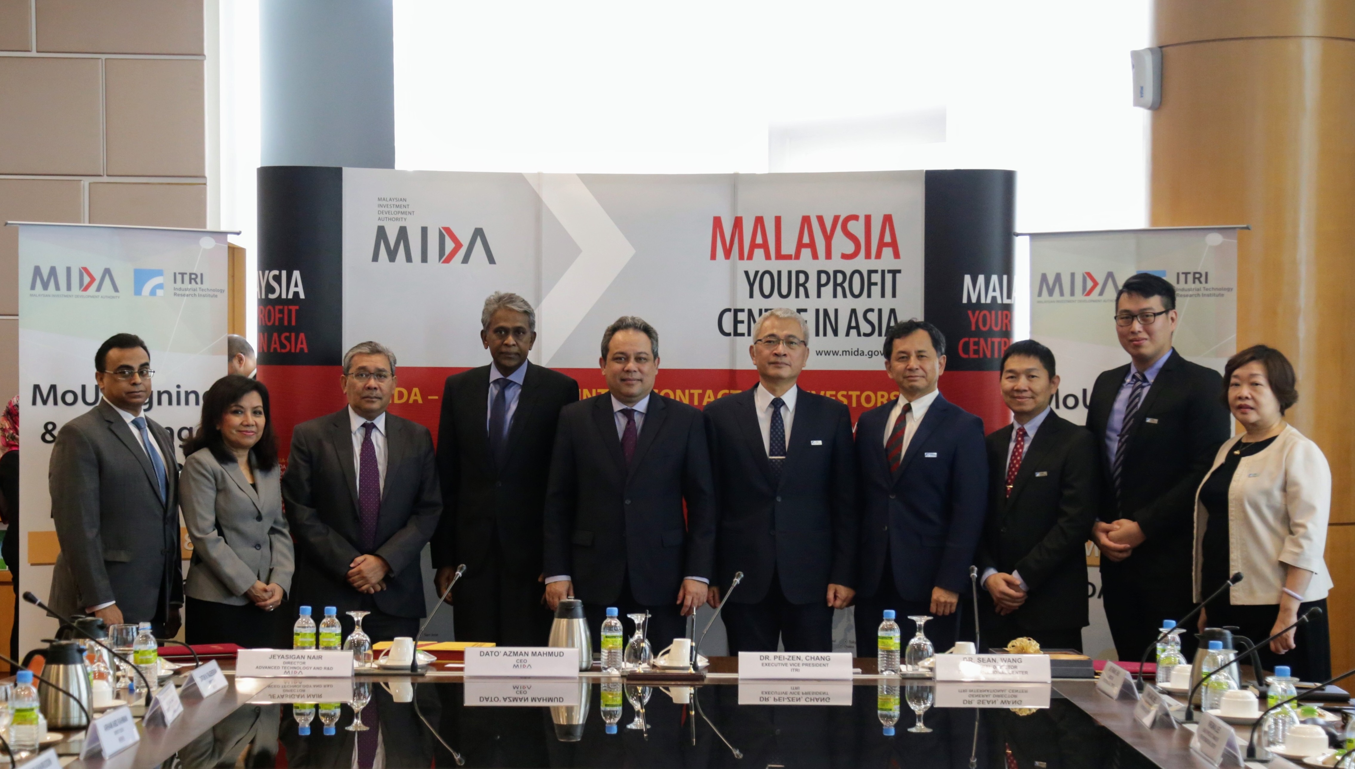 ITRI and MIDA signed a memorandum of cooperation, aiming to accelerate cooperation in smart manufacturing, IoT, and circular economy on May 7th.