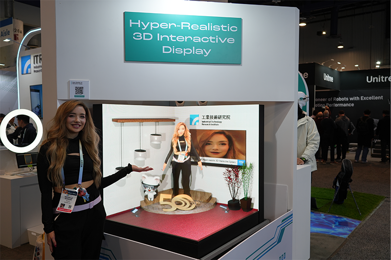 Hyper-Realistic 3D Interactive and  Display System.