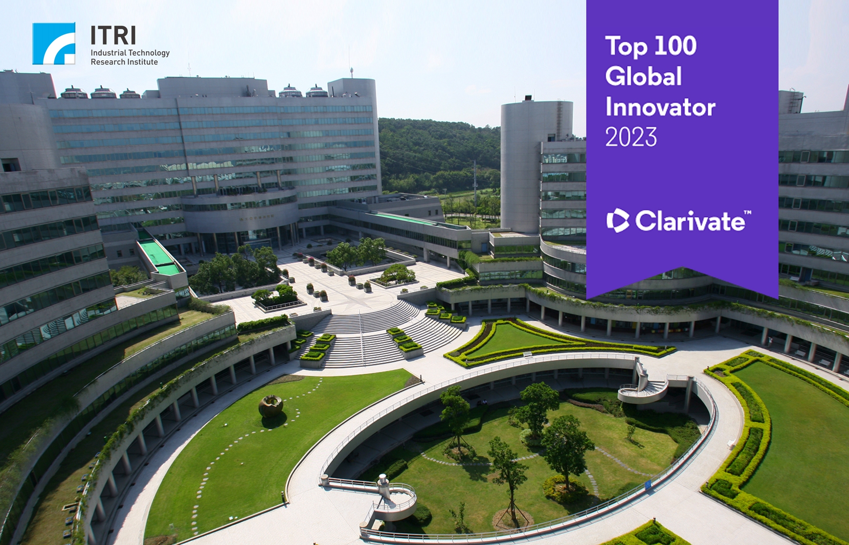 ITRI Recognized as Top 100 Global Innovator 2023